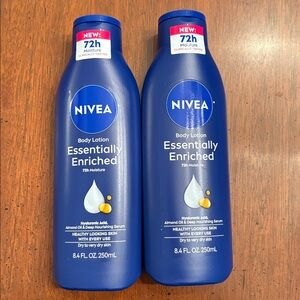 Nivea Essentially Enriched Body Lotion Bundle NWT